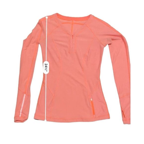Lululemon Love Some Run Long Sleeve Heathered Very Light Flare 4 - Picture 10 of 13